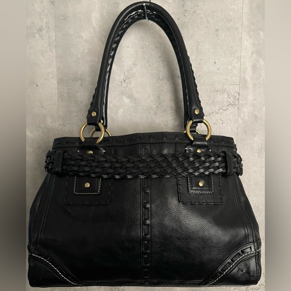 Coach Black Leather Satchel - Picture 9 of 15